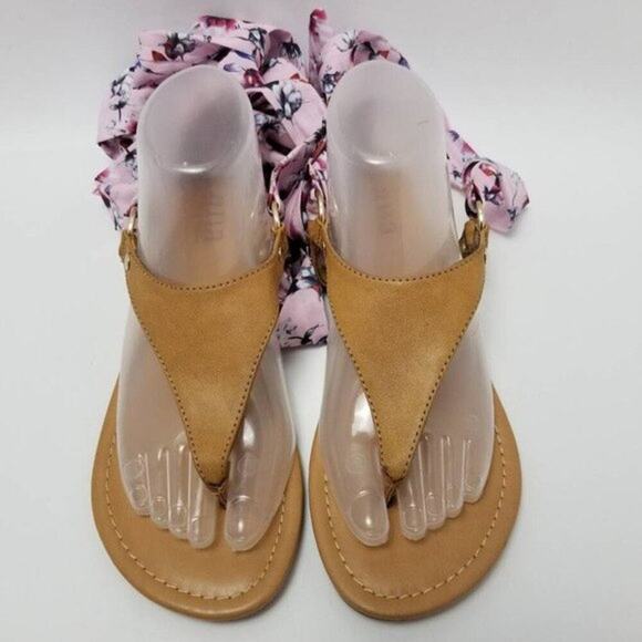 Ana A New Approach Sailor Floral Tie Gladiator Sandals Size 7.5 M - Picture 3 of 12